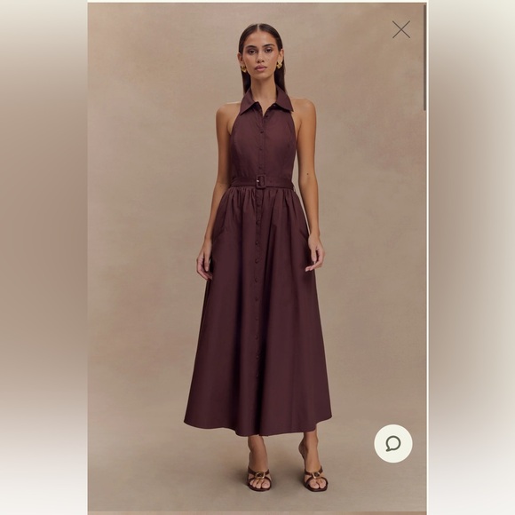 Meshki Dresses & Skirts - Meshki Brown Midi Dress